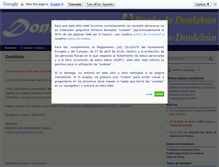 Tablet Screenshot of donlebun.com